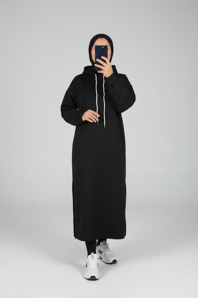 Robe Sweat Femme à Capuche – Confortable et Élégante