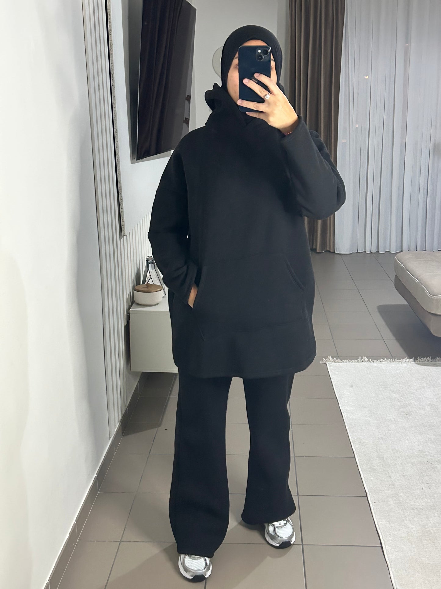 Ensemble à Capuche Oversize Femme – Décontracté et Élégant