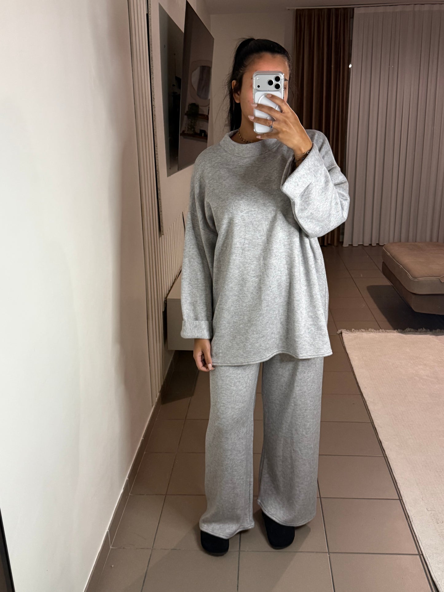 Ensemble Loungewear Femme Pull Oversize – Confort et Détente