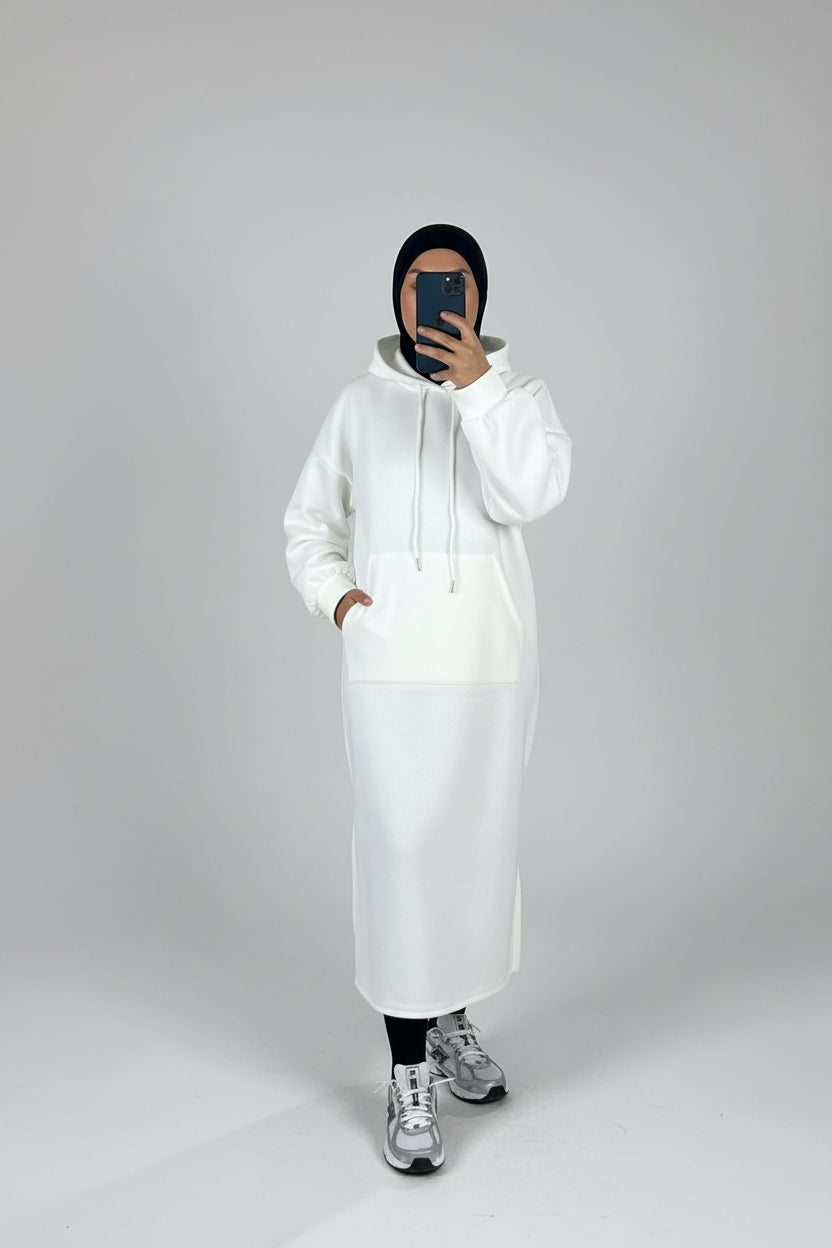 Robe Sweat Femme à Capuche – Confortable et Élégante