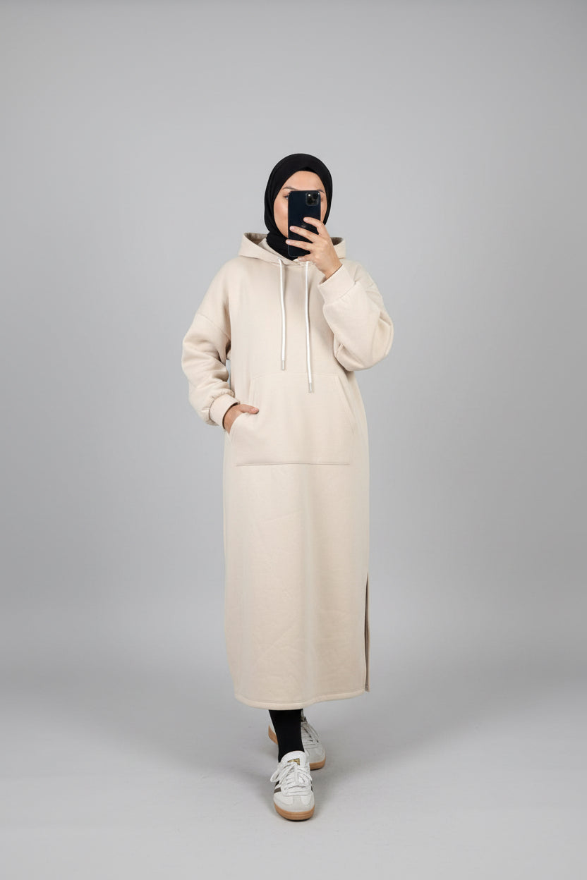 Robe Sweat Femme à Capuche – Confortable et Élégante