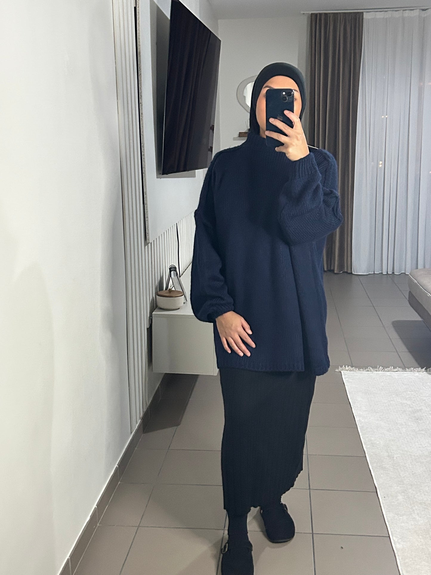 Pull en Laine Oversize Femme – Confort Intemporel