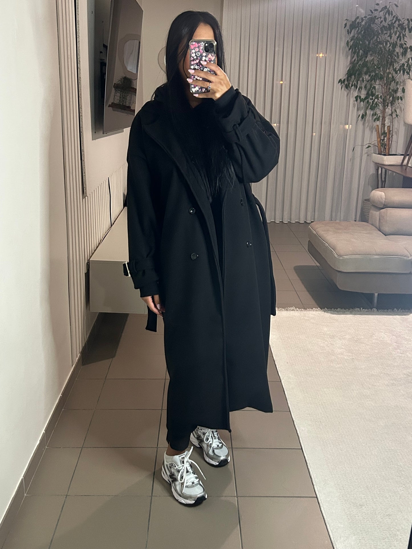 Manteau Trench Femme avec Ceinture Ajustable – Style Intemporel