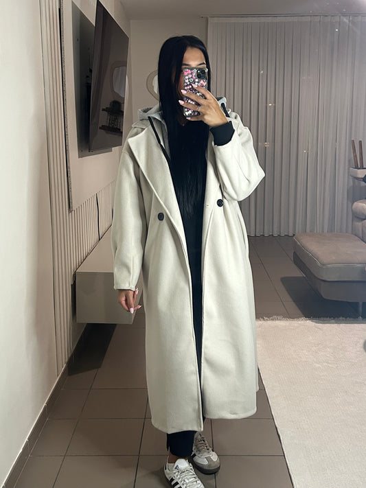Manteau Trench à Capuche Femme – Élégant et Intemporel