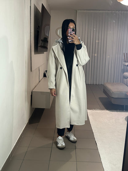 Manteau Trench à Capuche Femme – Élégant et Intemporel