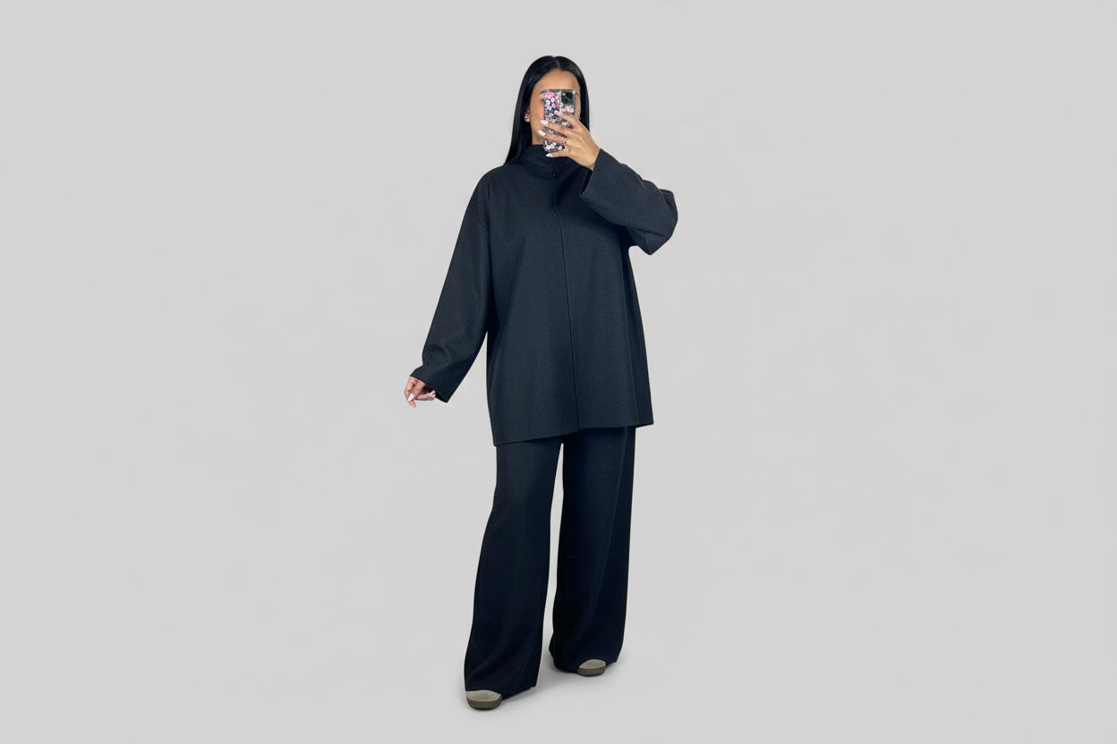 Ensemble Chic Femme Fluide – Style Élégant Mi-Saison