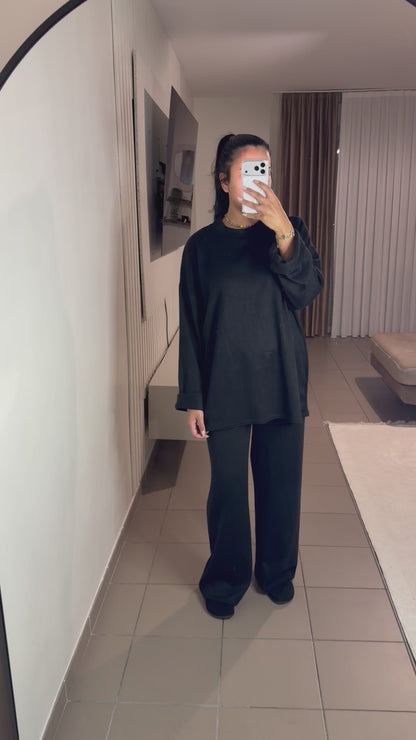 Ensemble Loungewear Femme Pull Oversize – Confort et Détente